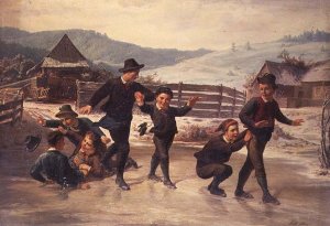 Children skating