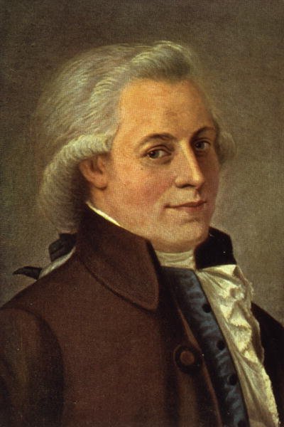 Portrait of Wolfgang Amadeus Mozart 1756-91, Austrian composer