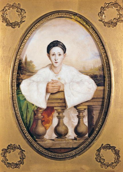 Portrait of Gaspard Deburau 1796-1846 as Pierrot, c.1815