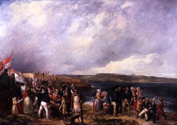 The Opening of Granton Harbour, Edinburgh, 28th June 1838