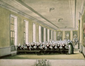 The Foundling Hospital Chapel looking West, 1773