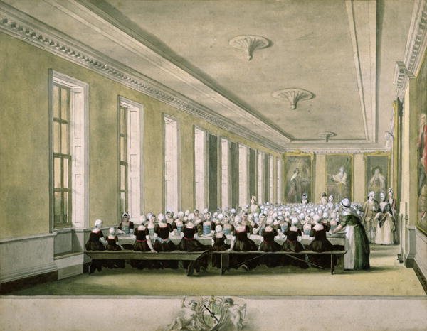 The Girls Dining Room of the Foundling Hospital, 1773