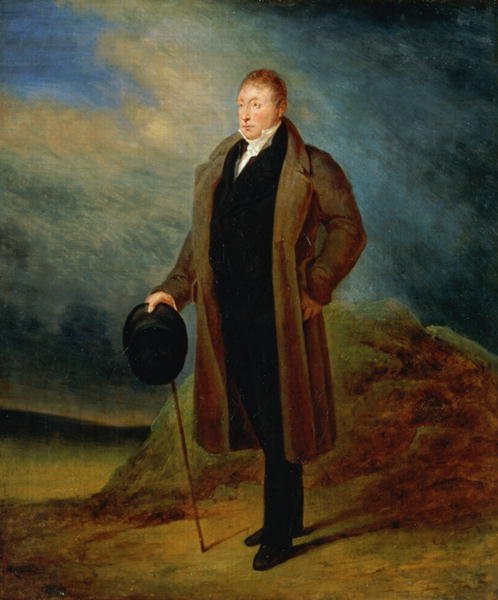 Portrait of General La Fayette in civilian dress, 1824