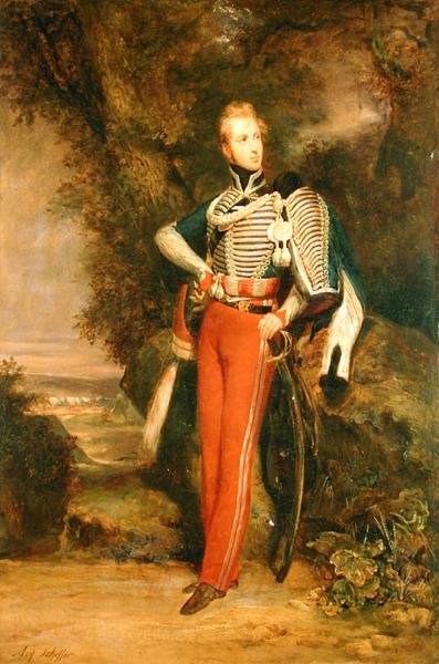 Portrait of Ferdinand of Orleans 1810-42 in the uniform of a Colonel of the 1st Hussars, c.1830