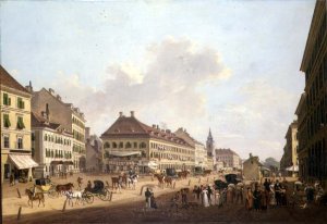 Vienna, the promenade, 1824