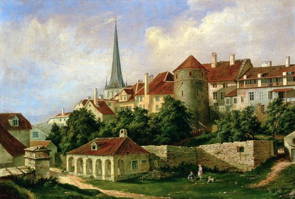 A View of Tallinn with Hattorpe Tower