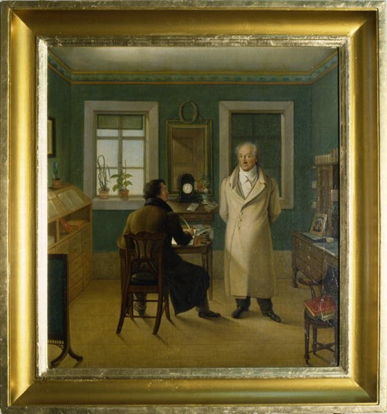 Goethe Dictating to his Clerk John, 1834