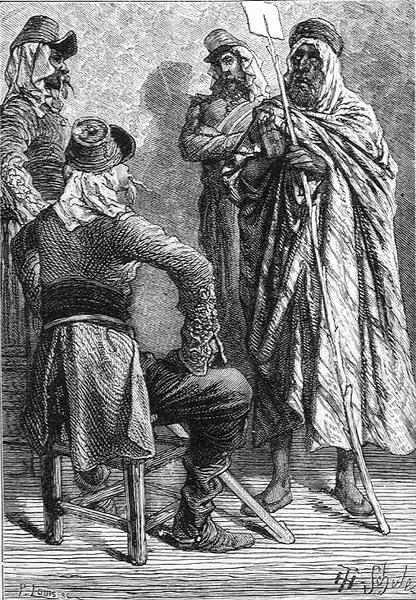 The French in Algeria, engraved by P. Louis 19th century, from The History of France, by Emile de Bonnechose, published by Ward, Lock and Co, London