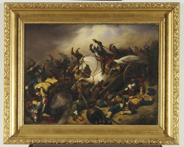 Battle Scene from the Thirty Years War, 1844