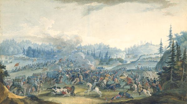 A scene from the Russian-Turkish War, 1801