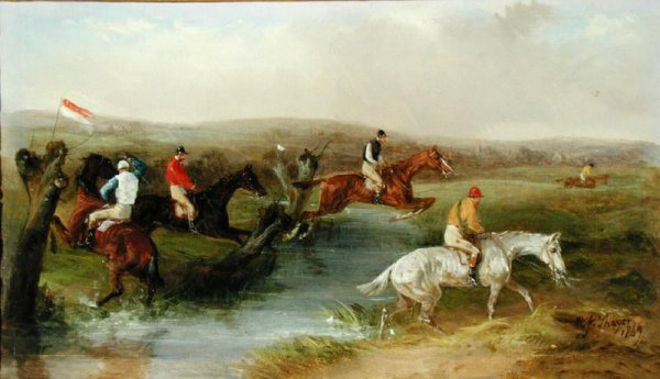 Steeplechasing The Hurdle, 1869