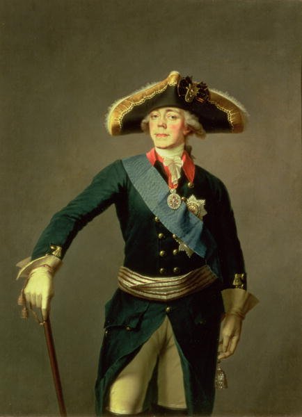 Portrait of Paul I, 1796-7