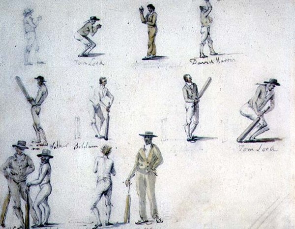 Sketches of Cricketers