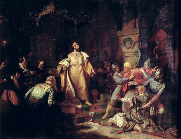 Tsar Ivan III 1440-1505 Tearing the Deed of Tatar Khan, 1862