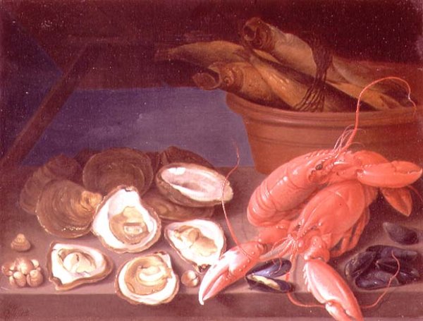 Still Life of Lobsters