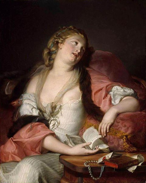 Lady Reading the Letters of Heloise and Abelard c.1780