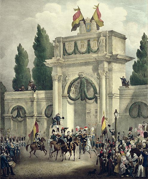 Entry of Prince Leopold of Saxe-Cobourg-Gotha 1790-1865 into Brussels, 21st July 1831