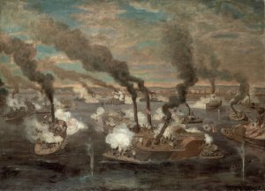 Great Naval Battle of Memphis, Tennessee on 6th June, 1862