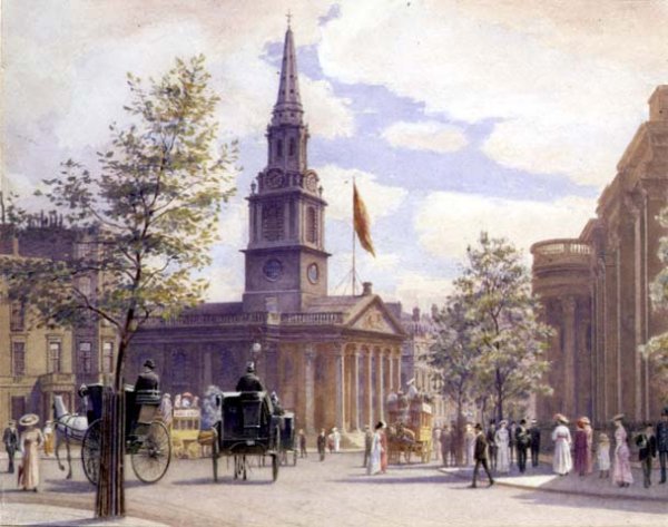 St. Martins in the Fields, London, 1902