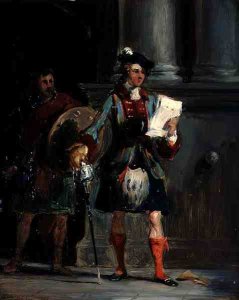 Prince Charlie at Holyrood, 1833