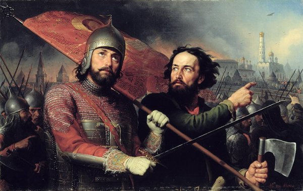 The National Uprising of Kuzma Minin d.1616 and Count Dmitry Pozharsky 1578-1642 1850