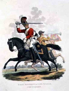 First Regiment of Life Guards, New Uniform, engraved by Joseph Constantine Stadler, 1815