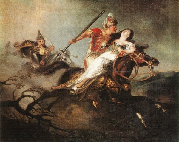 King Laszlo in the Battle at Cserhalom 1826-30