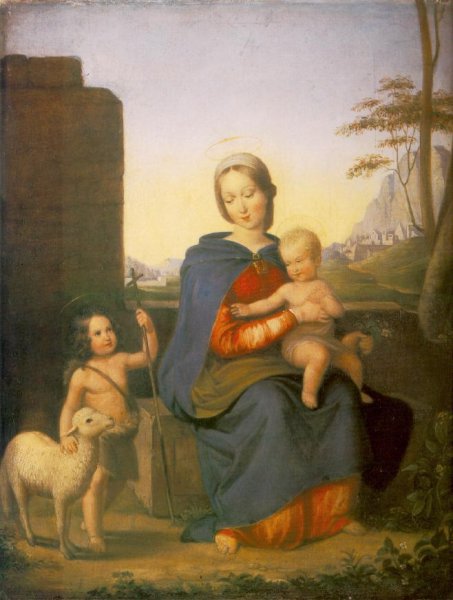 Madonna with the Child and St John the Baptist 1827