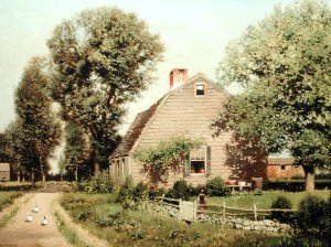 Old Homestead on the Turnpike, c.1889