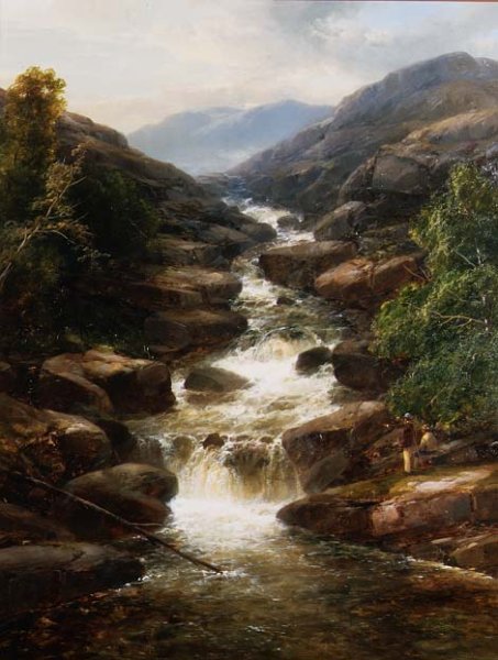 Upper Falls, Aberfeldy, 1870