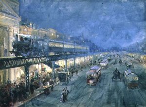 The Bowery at Night, 1895