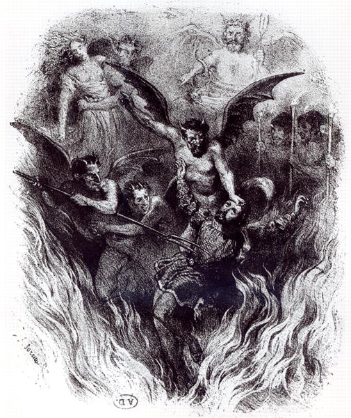 Illustration for the Orchestra Score of La Damnation de Faust 1846 by Hector Berlioz 1803-69 1854