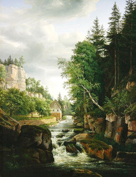 Mill in the Muehle Valley, Liebenthal, 1824