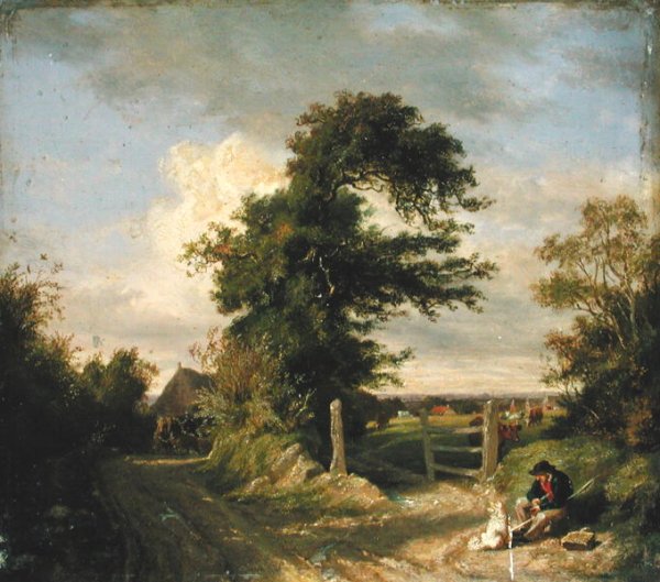 Gut Neverstaven, near Oldesloe, 1859