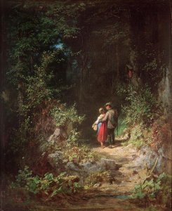 Lovers in a Wood, c.1860