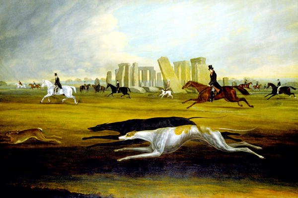 The Pinckney Family Coursing at Stonehenge, 1845