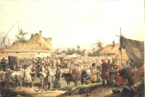 Village Fair in the Ukraine, 1836