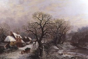 A Cottage in Winter