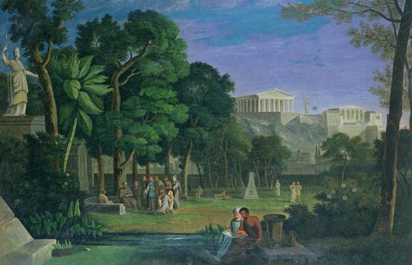 The Philosophers Garden, Athens, 1834