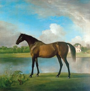 Lord Bolingbrokes Brood Mare in the Grounds of Lydiard Park, Wiltshire, c.1764-66