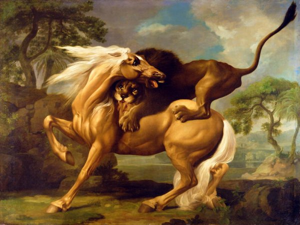 A Lion Attacking a Horse, c.1762