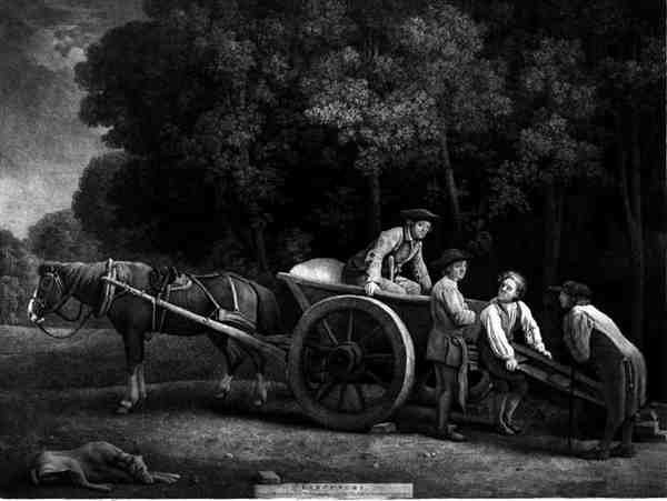 Labourers, engraved by the artist, pub. 1789