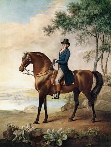 Warren Hastings Esq. on his Arabian Horse, after a painting by George Stubbs, 1796 1724-1806