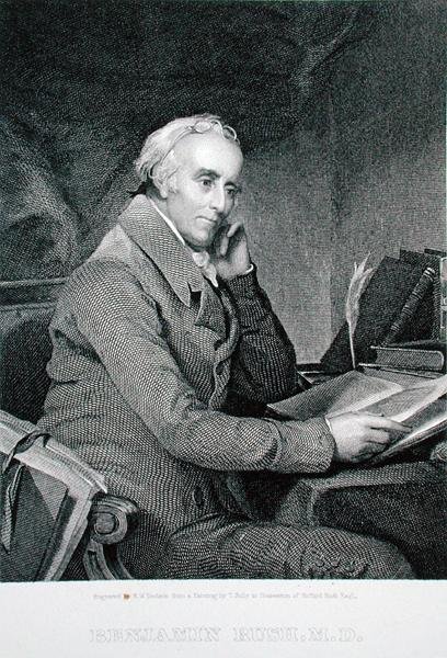 Benjamin Rush, engraved by Richard W. Dodson 1812-67