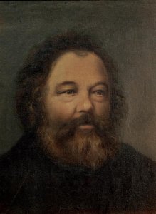 Portrait of Mikhail Aleksandrovitch Bakunin 1814-1876 c.1865