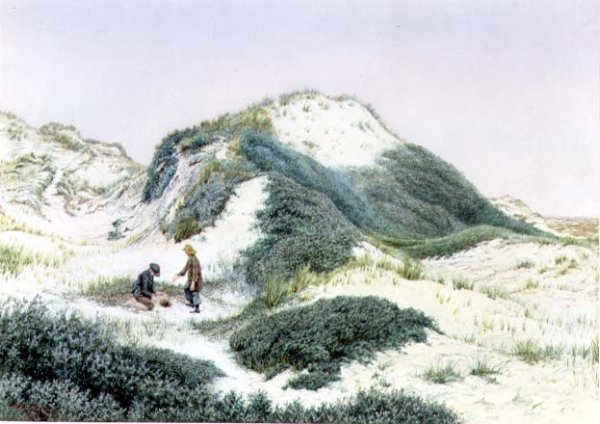 Among the sandhills at Hightown 1885