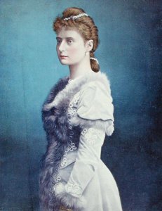 Portrait of Tsarina Alexandra Feodorovna 1872-1918 c.1898