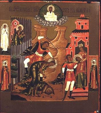 The Beheading of John the Baptist, icon