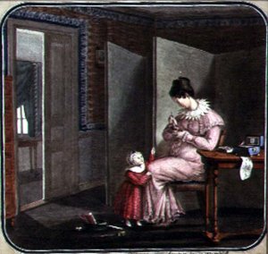 Mother and Child in an Interior, 1820