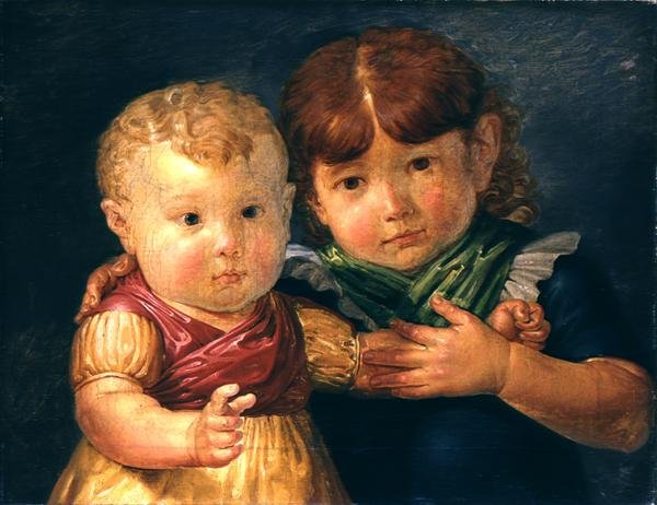 The Artists Children, Maria Dorothea and Otto Sigismund Runge, 1809